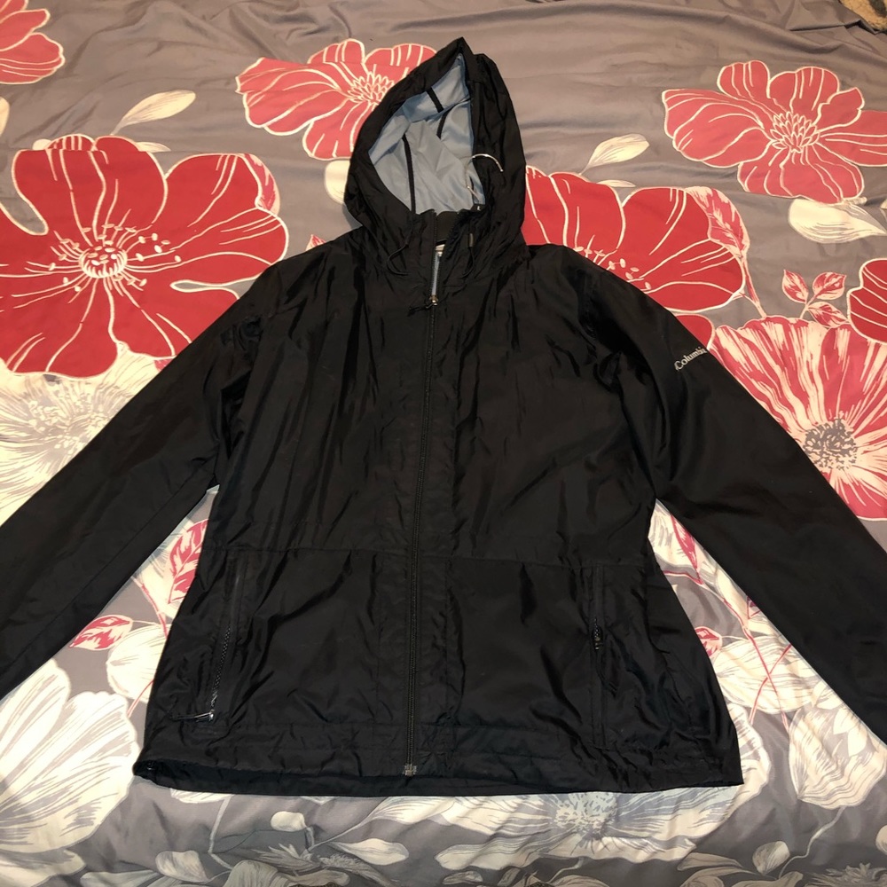 Lightweight Columbia rain jacket